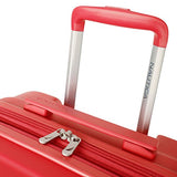 Nautica Henderson Harbor 24 Inch Hardside Expandable Suitcase, Cherry Red