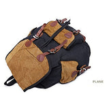 Aidonger Travel Bag Carry on Bag Barrel Hiking Backpack (Black)