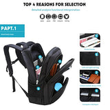 Laptop Backpack For Water-Resistent Travel Business Bag, 17 Inch Backpack