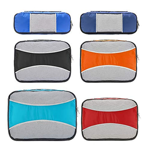 ZOMAKE 6 Set Packing Cubes for Travel - Lightweight Luggage Packing Organizer Travel Accessories