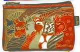Laurel Burch Mythical Horses Cosmetic Purse (Brown Horse A)
