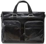 Mancini Single Compartment Laptop/Tablet Tote in Black