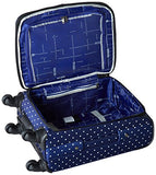 Kenneth Cole Reaction Dot Matrix 20" 600d Polka Dot Polyester Expandable 4-Wheel Spinner Carry-on