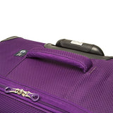 Skyway Mirage 2.0 | 3-Piece Set | 20" and 24" Expandable Spinners, Travel Pillow (Purple Magic)