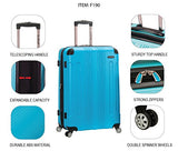 Rockland Luggage 3 Piece Sonic Upright Set, Magenta, One Size