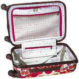 Sakroots Women's New Adventure Suitcase 20'' Hard Side, Ruby Wanderlust