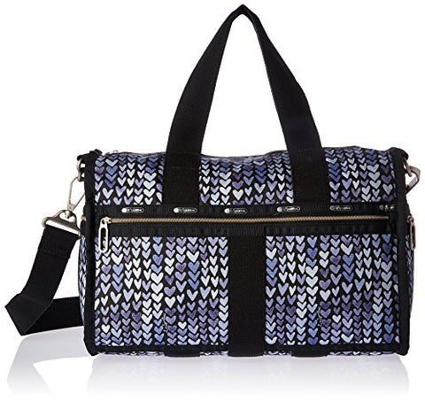 Lesportsac Women'S Essential Small Weekender, Painted Hearts Blue