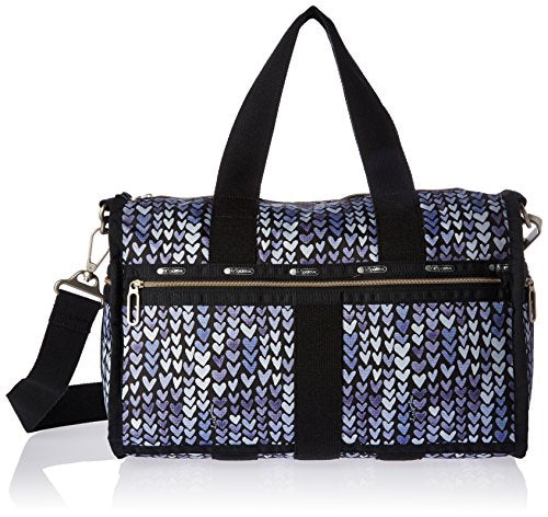 Lesportsac Women'S Essential Small Weekender, Painted Hearts Blue