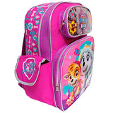 Nickelodeon Paw Patrol Girls Everest & Skye Purple 16" Backpack