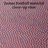 Zumer Sport Florida Gators Football Leather Travel Toiletry Kit Zippered Pouch Bag - Made from The Same Exact Materials as a Football - Brown