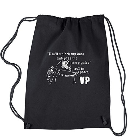 Backpack Cemetery Gates Tribute Rip Vinnie Black Drawstring Backpack