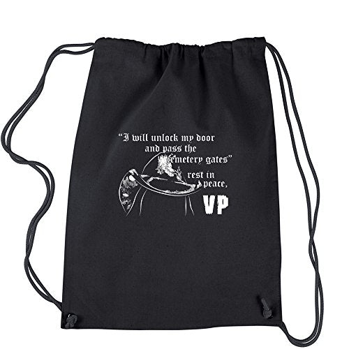 Backpack Cemetery Gates Tribute Rip Vinnie Black Drawstring Backpack