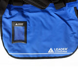 Leader Accessories Deluxe Water Resistant PVC Tarpaulin Duffel Bag Backpack (Blue, 70L)