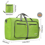 G4Free 60L Large Travel Duffel Bag Lightweight Foldable Sports Duffels Travel Duffels Luggage