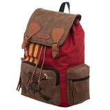 Harry Potter Quidditch Bag - Harry Potter Rucksack w/Convenient Side Pockets