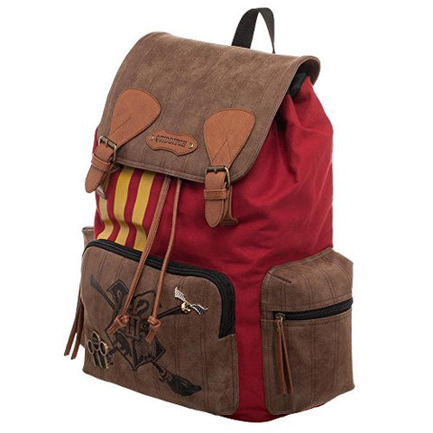 Harry Potter Quidditch Bag - Harry Potter Rucksack w/Convenient Side Pockets