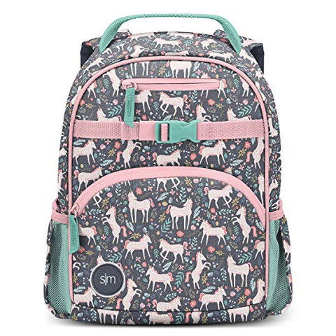 Simple Modern Kids' Fletcher Backpack for Toddler Boys Girls School, Unicorn Fields, 7 Liter