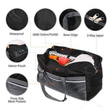 REDCAMP 75L Foldable Duffel Bag Large Size Lightweight & Multifunction, 25" Water Resistant Travel Duffle Bag for Men Women, Black