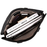 Mens Business Laptop Briefcase, Berchirly Men Bag PU Leather Messenger Bag For Work Computer Casing