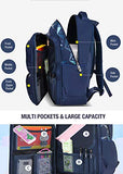 Uniuooi Primary School Bag Backpack for Boys Age 7-12 Years Large Blue