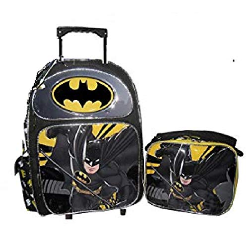 Batman Set, Rolling Backpack, Lunch Box -