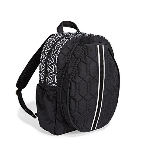 Cinda B Tennis Backpack, Jet Set Black, One Size