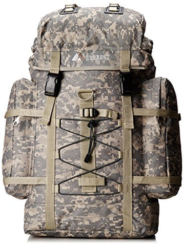Everest Digital Camo Hiking Backpack, Digital Camouflage, One Size