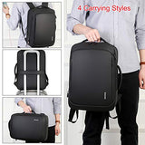 Laptop Backpack Casual Daypacks 15.6" Briefcase Convertible Water Resistant Business Travel Rucksack with USB Charging Port Large College School Bookbag Computer Laptop Bag Work Backpack for Teens Men