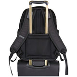Kenneth Cole Reaction 1680D Poly Expandable Double Gusset 17.0” Computer Backpack, Black, One Size
