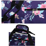 BLUBOON Women Overnight Weekender Bag Ladies Gym Duffel Bag Lightweight Luggage Tote (Dark Blue)