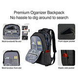 kopack Lightweight Laptop Backpack USB Port Water Resistant 15.6 Inch Business Slim Back Pack