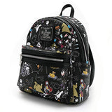 Loungefly Nightmare Before Christmas All Character Mini Backpack Black