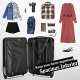 Flieks Graphic Print Luggage Set 3 Piece ABS + PC Spinner Travel Suitcase (By Mail)