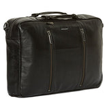 Hook And Albert Leather 3-Way Carryall, Black (Black)