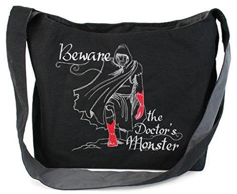 Dancing Participle Frankenstein Embroidered Sling Bag