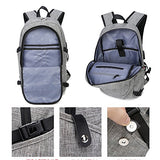 C-Space Business Waterproof Resistant Polyester Laptop Backpack With Usb Charging Port And Lock