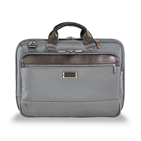 Briggs & Riley @Work Slim Briefcase, Gray