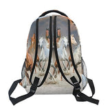 Backpack Travel Horse Sky School Bookbags Shoulder Laptop Daypack College Bag for Womens Mens