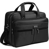 BOSTANTEN 17 inch Laptop Bag Case Expandable Briefcases for men Hybrid Computer Water Resisatant