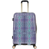 Aimee Kestenberg Women's Ivy 24" Hardside Expandable 8-Wheel Spinner Checked Luggage, Marine Python | Carry-Ons