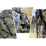 Baoblaze 2pcs/set Securing Fixing Hiking Stick Walking Pole Elastic Cord for Mountaineering