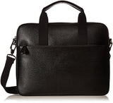 Ted Baker Men'S Morcor Leather Document Bag, Black