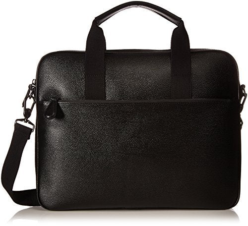 Ted Baker Men'S Morcor Leather Document Bag, Black