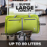 Bago 80L Duffle Bag for Women & Men - 27" Travel Bag Large Foldable Duffel bag