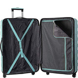 U.S. Traveler Cypress Colorful 2-Piece Small and Large Hardside Spinner Luggage Set, Mint