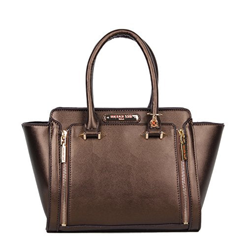 Nicole Lee Women's Ciel Medium Smart Lunch Handbag (Bronze) Travel Shoulder Bag, One Size