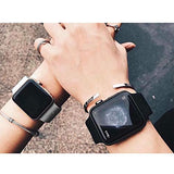 AdMaster Compatible for Apple Watch Band 38mm/40mm, Soft Silicone Replacement Wristband Classic