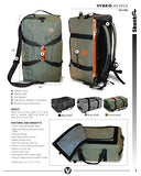 Vatra Skunk Hybrid Backpack/Duffle Black - Smell Proof - Water Proof