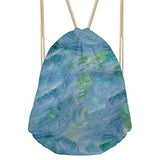 Bigcardesigns Drawstring Backpack 3D Print Travel Shoulder Bag Mineral Print