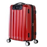 Olympia Titan 3 Piece Expandable Polycarbonate Hard Case Spinner Set, Red, One Size